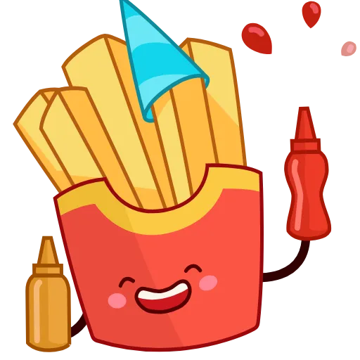Стикерпак Foodie Fun для Telegram — скачать