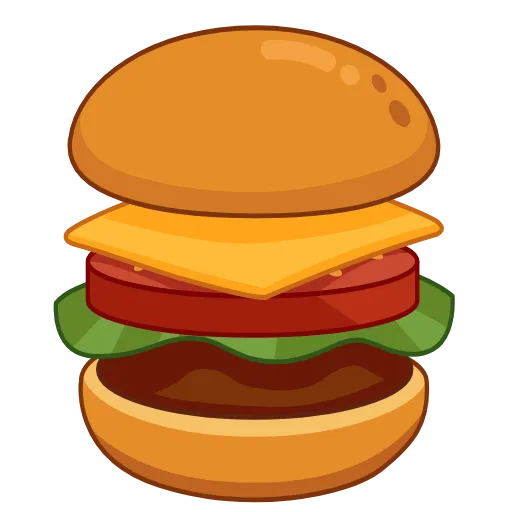 🍔 Стикер «Foodie Fun» для Telegram
