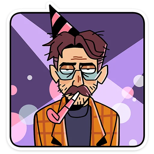 👨‍🦰 Стикер «Эдик» для Telegram