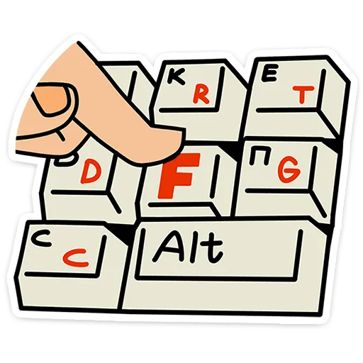 👨‍🦰 Стикер «Эдик» для Telegram