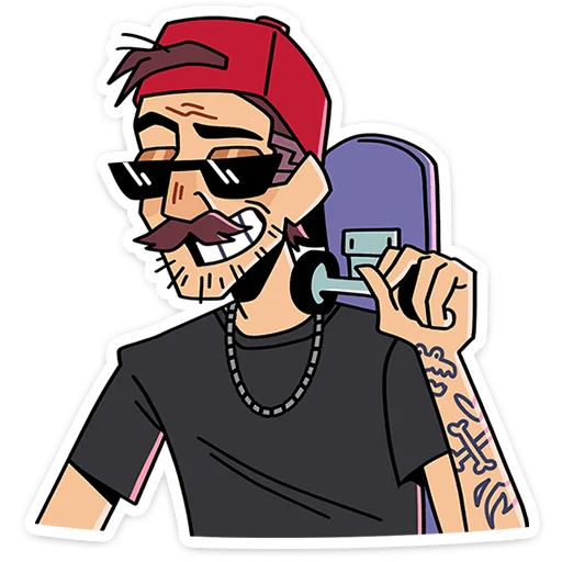 👨‍🦰 Стикер «Эдик» для Telegram