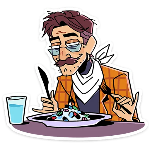👨‍🦰 Стикер «Эдик» для Telegram