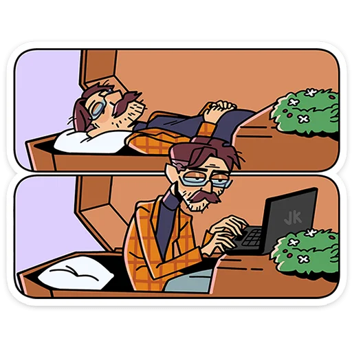 👨‍🦰 Стикер «Эдик» для Telegram