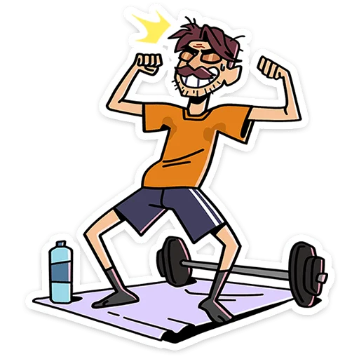 👨‍🦰 Стикер «Эдик» для Telegram