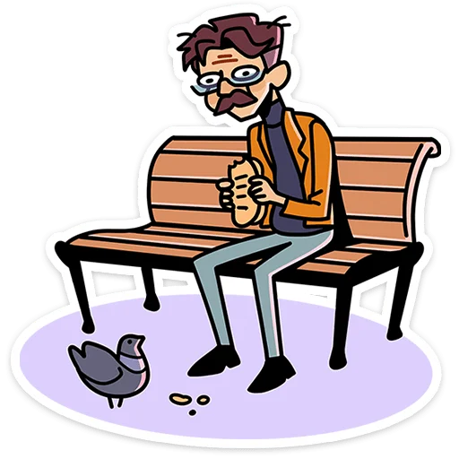 👨‍🦰 Стикер «Эдик» для Telegram