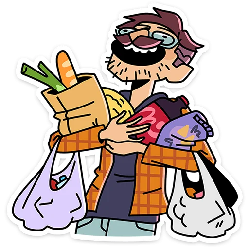 👨‍🦰 Стикер «Эдик» для Telegram
