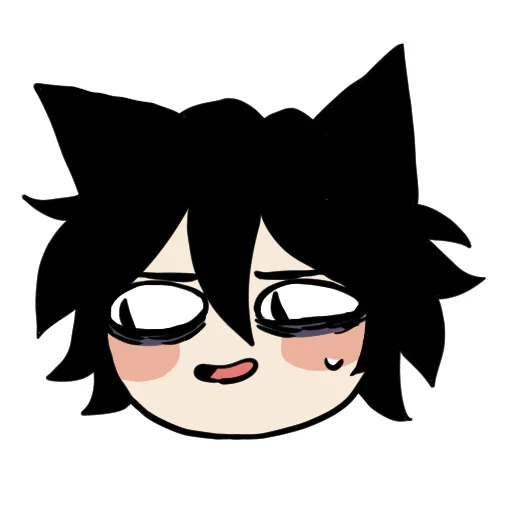 😬 Стикер «Edgy catboy» для Telegram