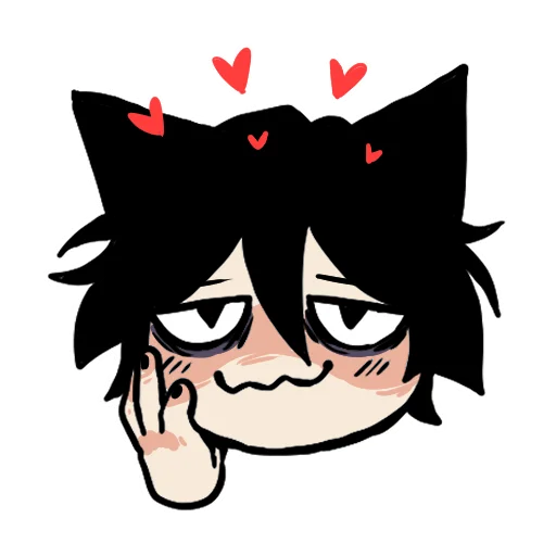 ☺️ Стикер «Edgy catboy» для Telegram