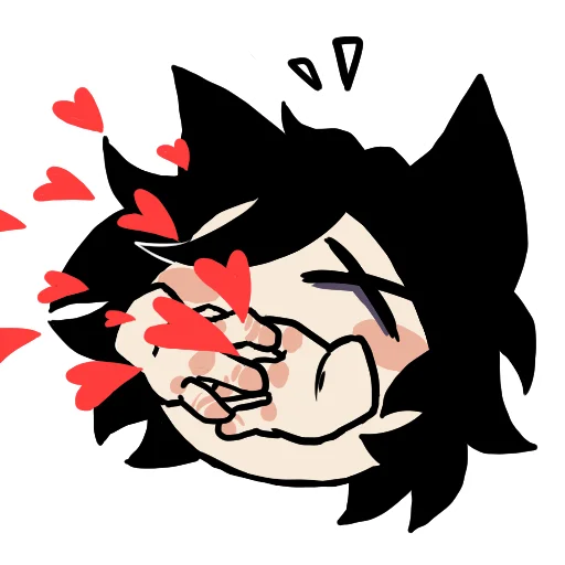 💕 Стикер «Edgy catboy» для Telegram