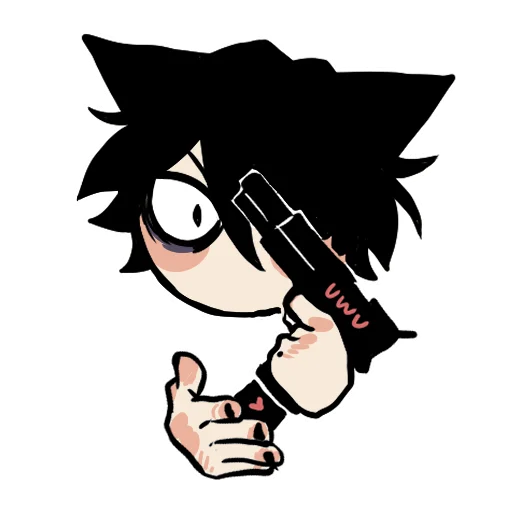 💕 Стикер «Edgy catboy» для Telegram