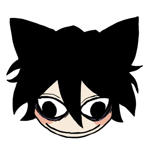 👁 Стикер «Edgy catboy» для Telegram