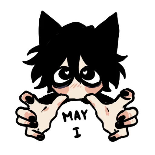 👀 Стикер «Edgy catboy» для Telegram