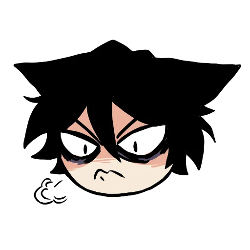 😤 Стикер «Edgy catboy» для Telegram
