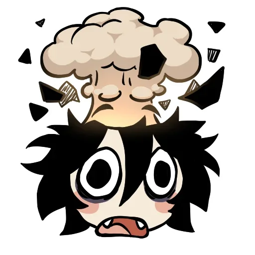 🤯 Стикер «Edgy catboy extended» для Telegram