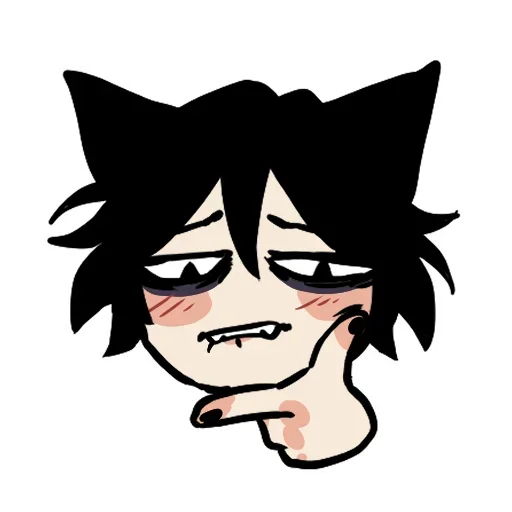 🥵 Стикер «Edgy catboy extended» для Telegram