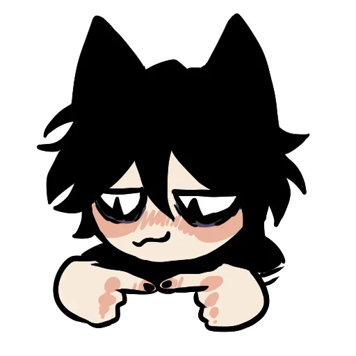 🥺 Стикер «Edgy catboy extended» для Telegram