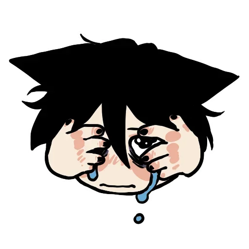 😢 Стикер «Edgy catboy extended» для Telegram