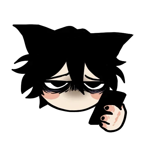 📱 Стикер «Edgy catboy extended» для Telegram
