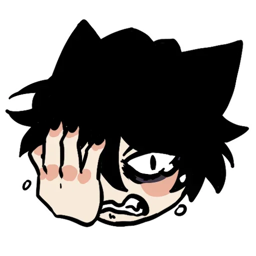 😫 Стикер «Edgy catboy extended» для Telegram