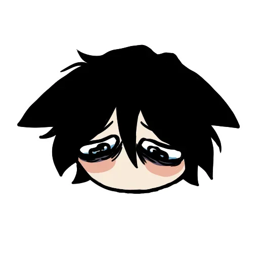😢 Стикер «Edgy catboy extended» для Telegram