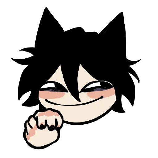 😏 Стикер «Edgy catboy extended» для Telegram