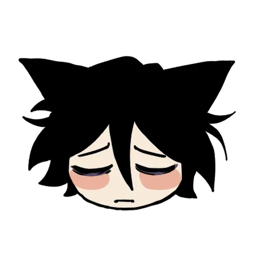😔 Стикер «Edgy catboy extended» для Telegram