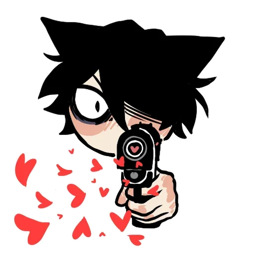❤️ Стикер «Edgy catboy extended» для Telegram