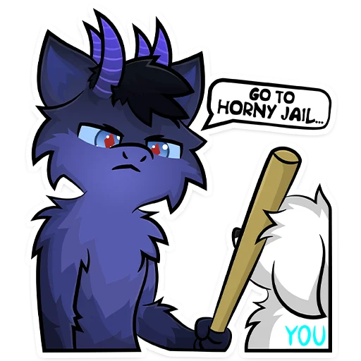 😤 Стикер «Furry Dragon» для Telegram
