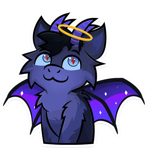Стикерпак Furry Dragon для Telegram