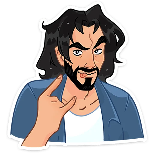 🤘 Стикер «Эдуард без надписей» для Telegram