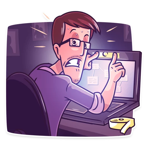 😨 Стикер «Edward Snowden» для Telegram