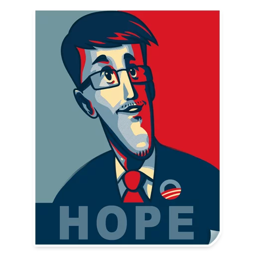 🙏 Стикер «Edward Snowden» для Telegram