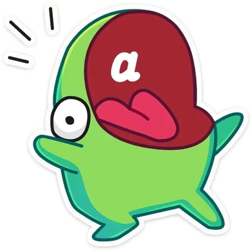😱 Стикер «eek vk» для Telegram