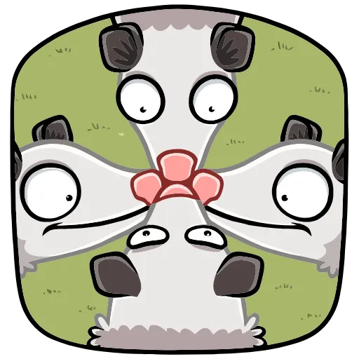 👋 Эмодзи «Братья Хвостики Эник и Беник» для Telegram