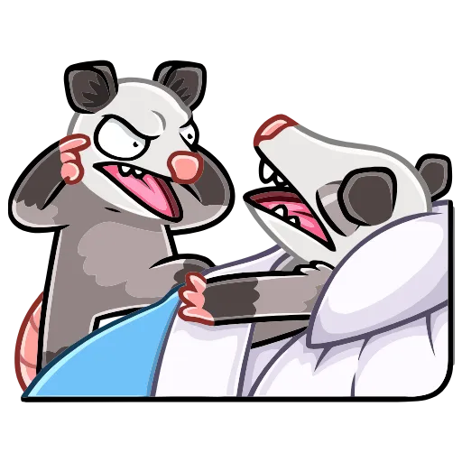😱 Эмодзи «Братья Хвостики Эник и Беник» для Telegram