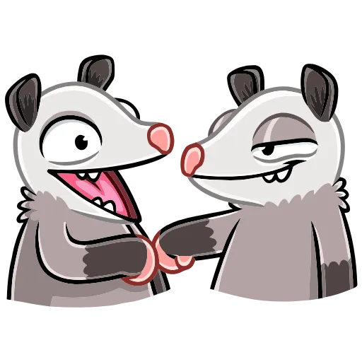 🤝 Эмодзи «Братья Хвостики Эник и Беник» для Telegram