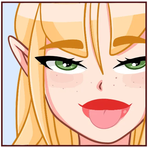 😛 Эмодзи «Эффи» для Telegram