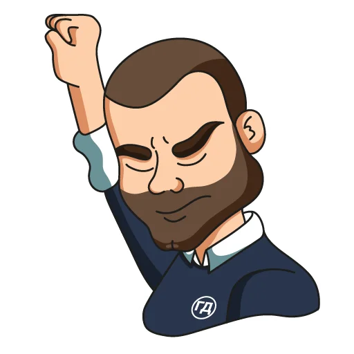 🥳 Стикер «Генеральный Директор» для Telegram