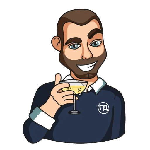 🍸 Стикер «Генеральный Директор» для Telegram