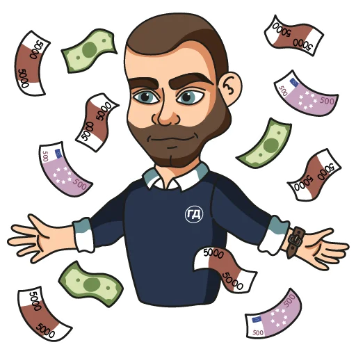 🤑 Стикер «Генеральный Директор» для Telegram
