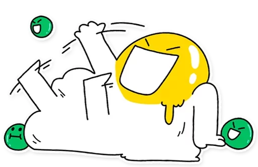 Стикерпак Eggy Wiggy для Telegram — скачать