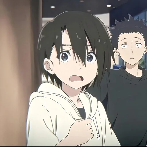 😧 Стикер «Koe no Katachi» для Telegram