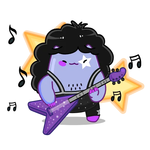 🎸 Эмодзи «Анимированный набор эмоджи с Экви из ВК» для Telegram