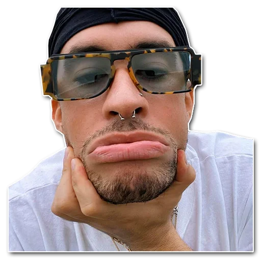😑 Стикер «Bad Bunny» для Telegram