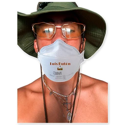 😷 Стикер «Bad Bunny» для Telegram