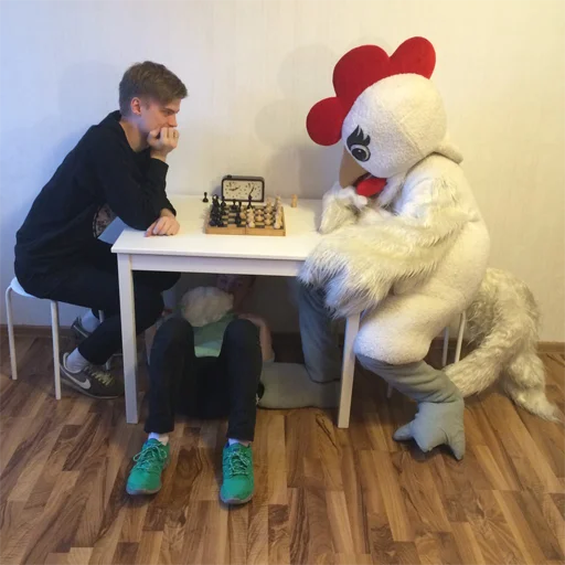 🐓 Стикер «Электрофорез» для Telegram