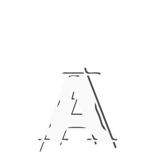 ⚡️ Эмодзи «Анимированные чб буквы и надписи» для Telegram