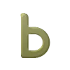 💚 Эмодзи «Буквы болотного цвета, иконки» для Telegram