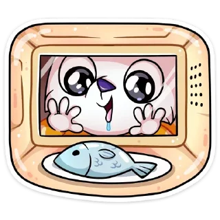 🐟 Стикер «Илай» для Telegram