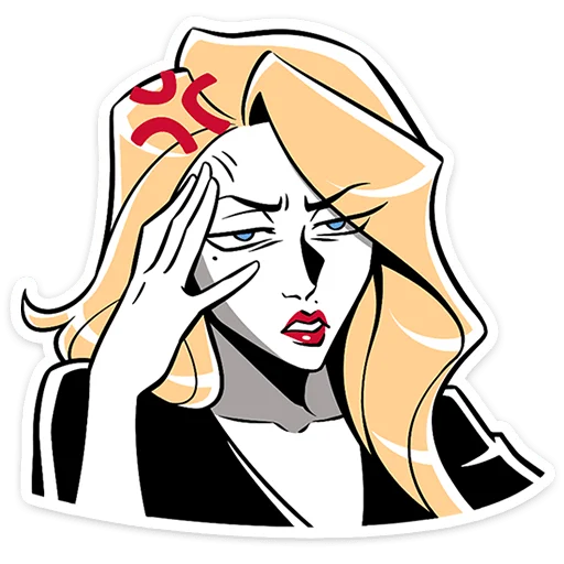 😠 Стикер «Элинор и Джордж» для Telegram
